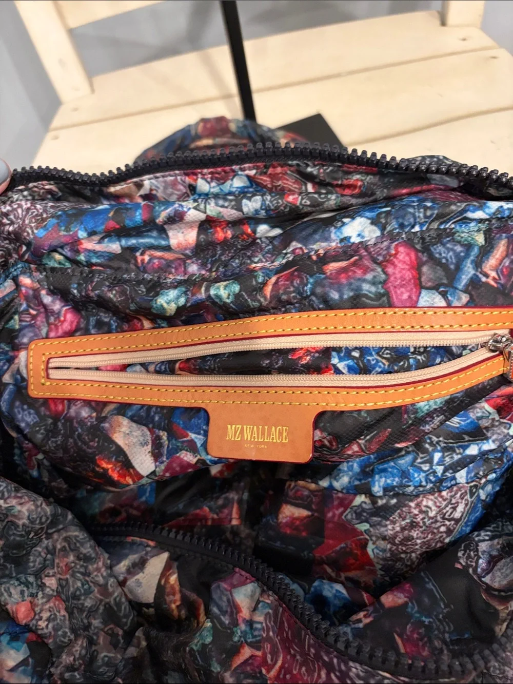 MZ WALLACE Jewel Multicolor Medium Metro Tote Bag